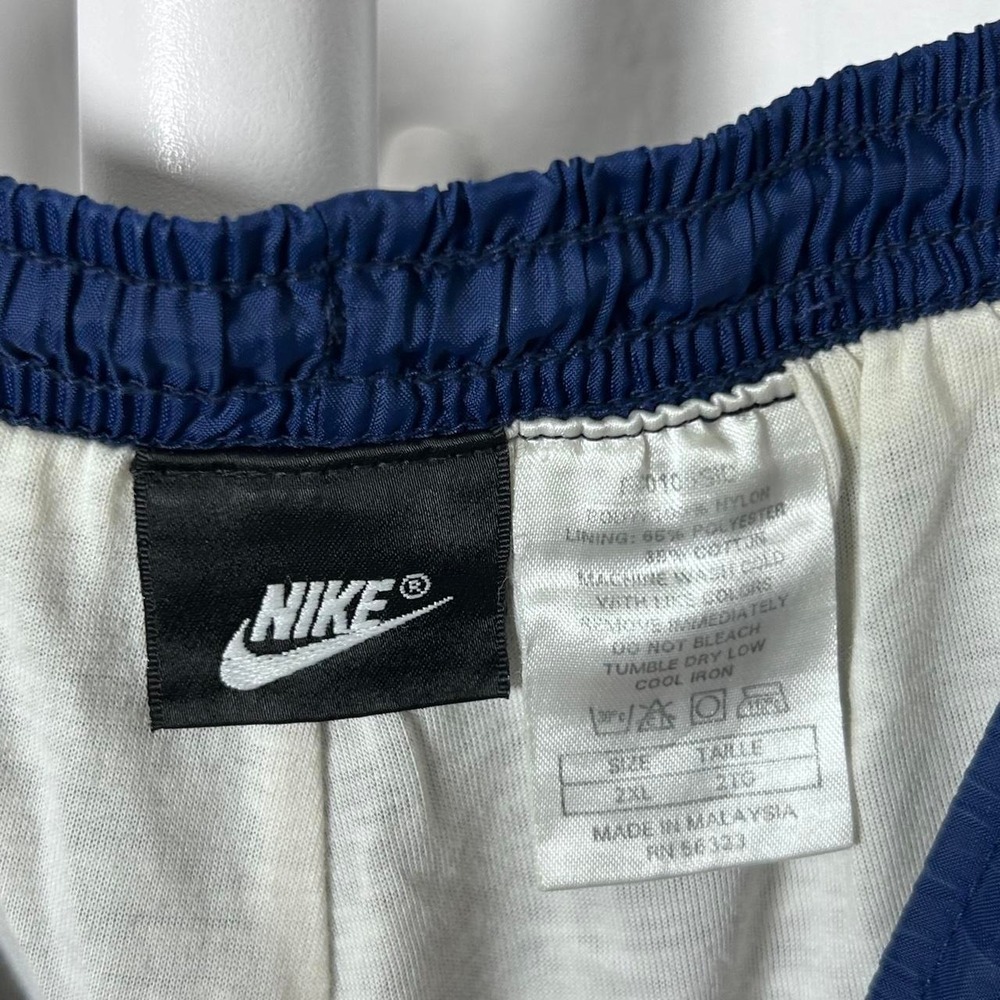 Nike Track Pants Men XXL Blue Windbreaker Lined Polyester Jogger Vintage - Picture 5 of 6